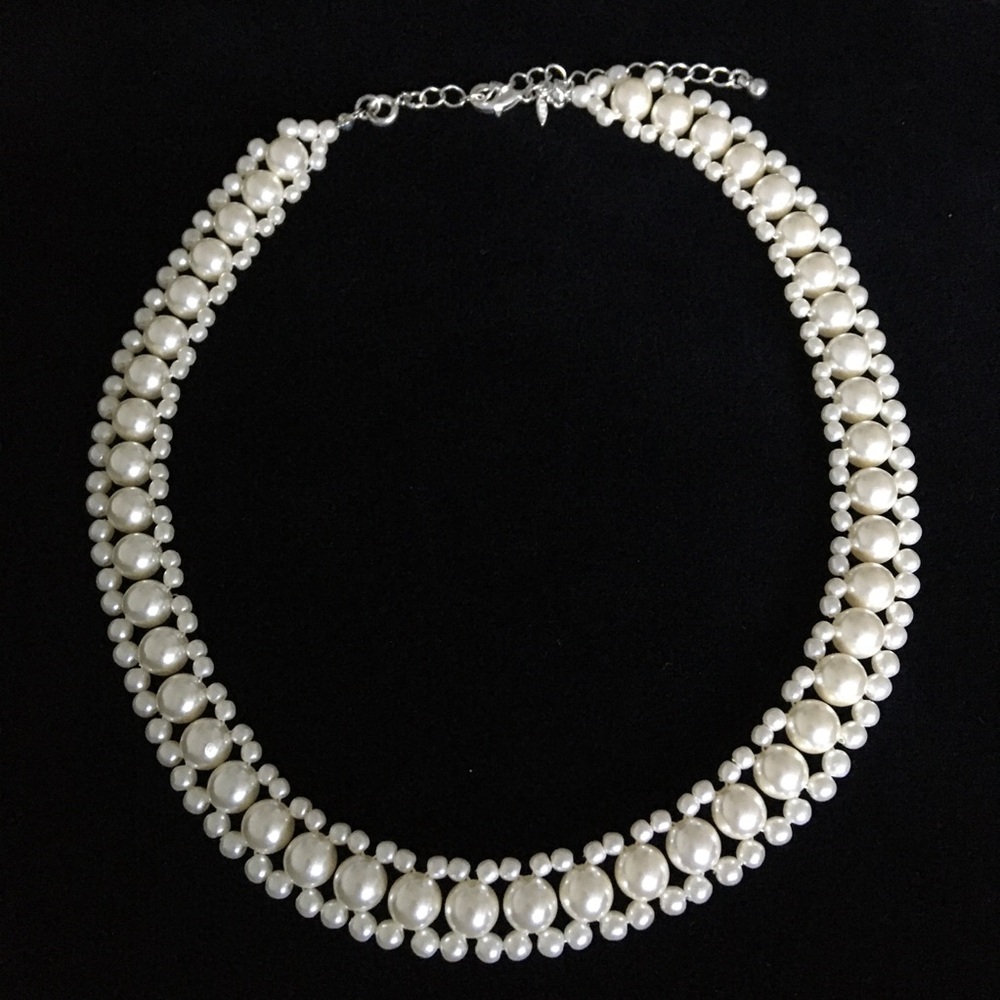 Vintage SHB Shofel Bros. Faux Pearl Necklace